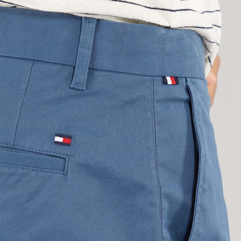 Tommy Hilfiger Mens Harlem Chino Shorts Aegean Sea