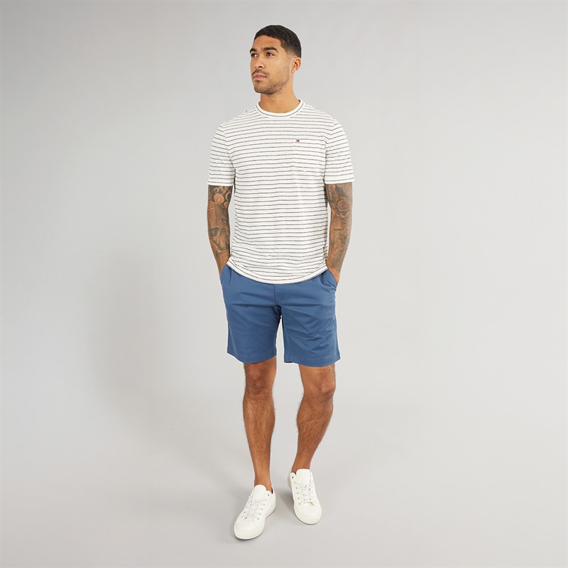 Tommy Hilfiger Mens Harlem Chino Shorts Aegean Sea