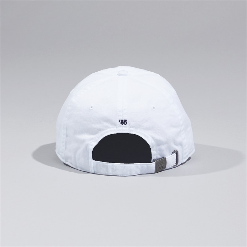 Tommy Hilfiger Mens TH Flag Soft Panel Cap TH Optic White