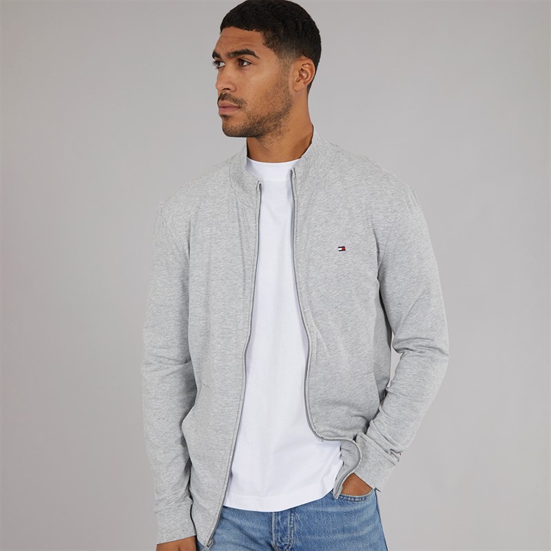 Tommy Hilfiger Mens Sweatshirt Light Grey Heather