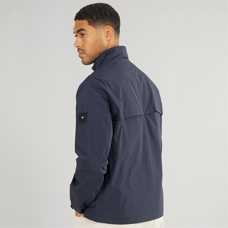 Tommy Hilfiger Mens Branded Blouson Jacket Desert Sky