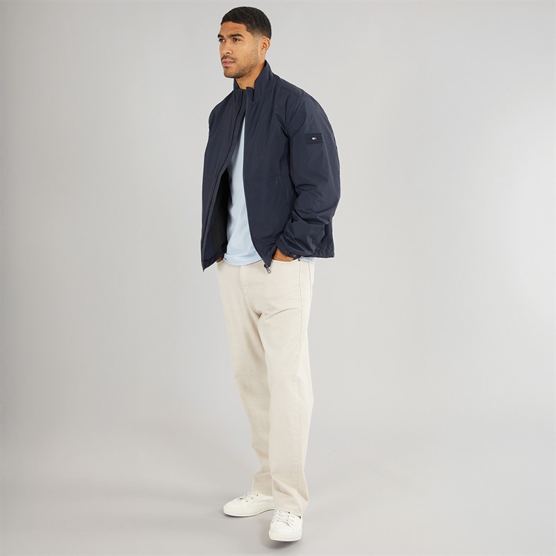 Tommy Hilfiger Mens Branded Blouson Jacket Desert Sky