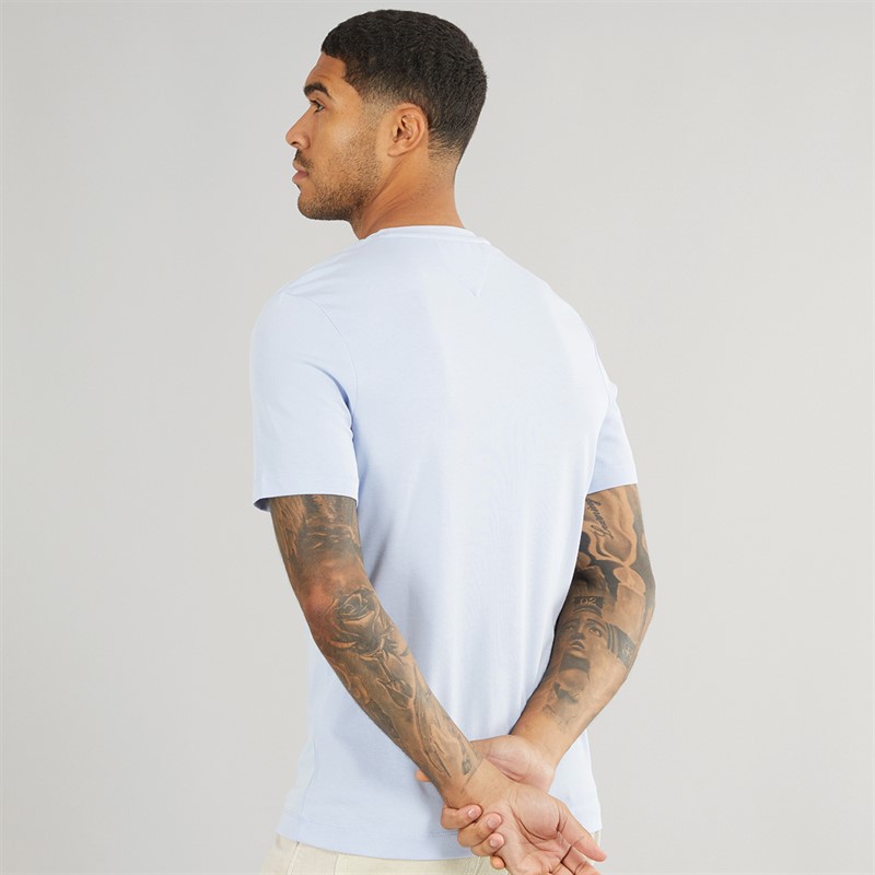 Tommy Hilfiger Mens Monogram T-Shirt Breezy Blue