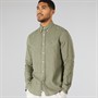 Tommy Hilfiger Mens Long Sleeve Shirt Battle Green