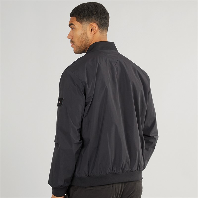 Tommy Hilfiger Mens Bomber Jacket Black