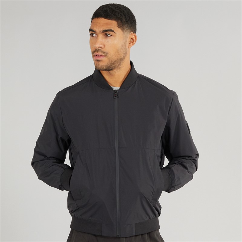 Tommy Hilfiger Mens Bomber Jacket Black