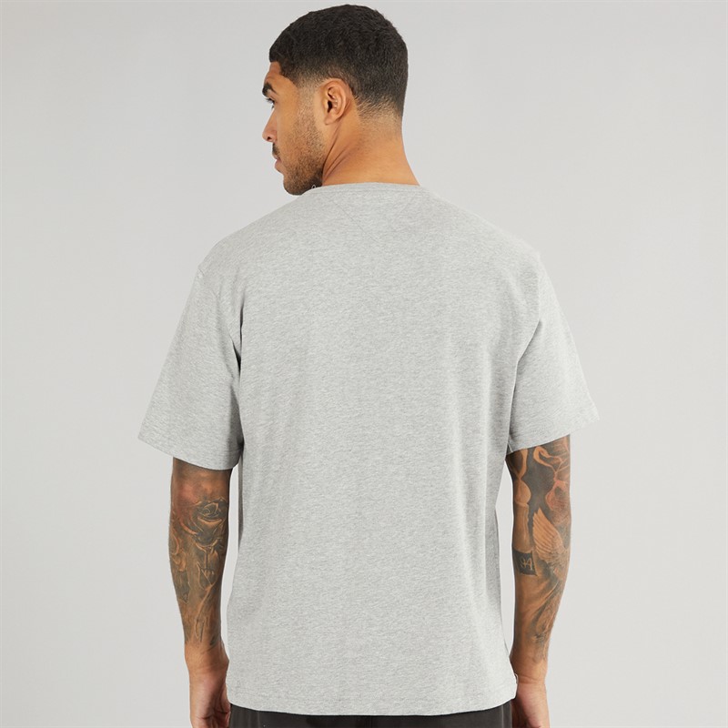 Tommy Hilfiger Mens Essential Relaxed Fit T-Shirt Light Grey Heather