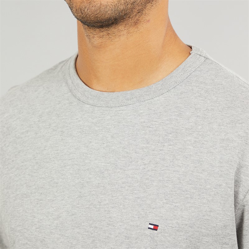 Tommy Hilfiger Mens Essential Relaxed Fit T-Shirt Light Grey Heather