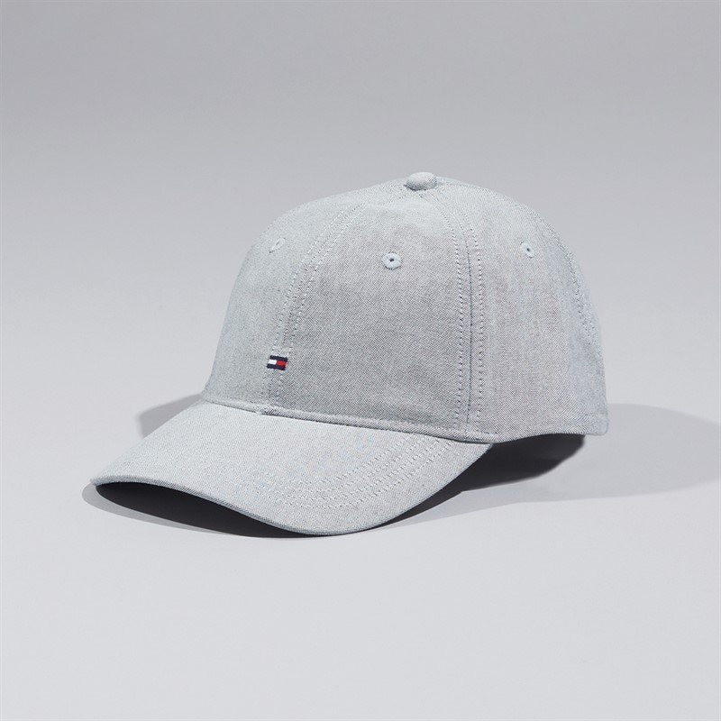 Tommy Hilfiger Mens TH Flag Oxford Cap Space Blue