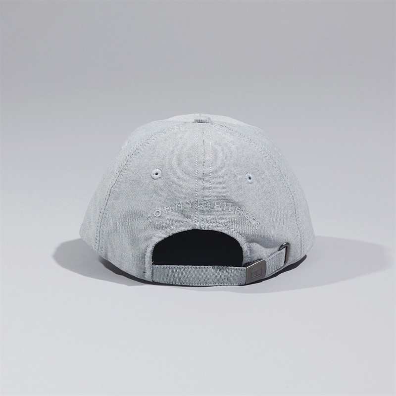 Tommy Hilfiger Mens TH Flag Oxford Cap Space Blue