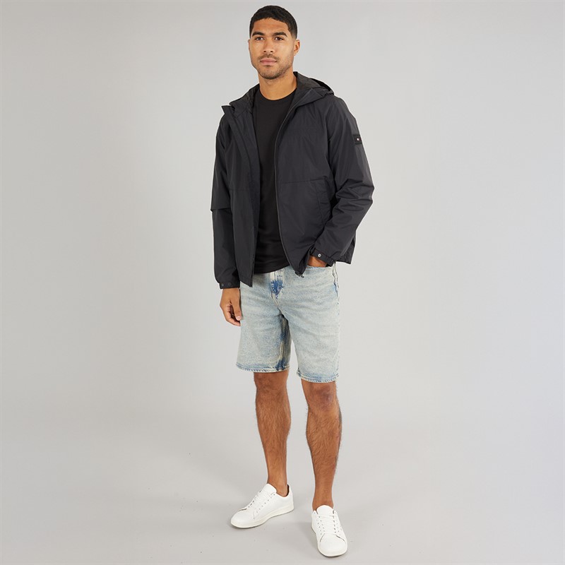 Tommy Hilfiger Mens Hooded Jacket Black