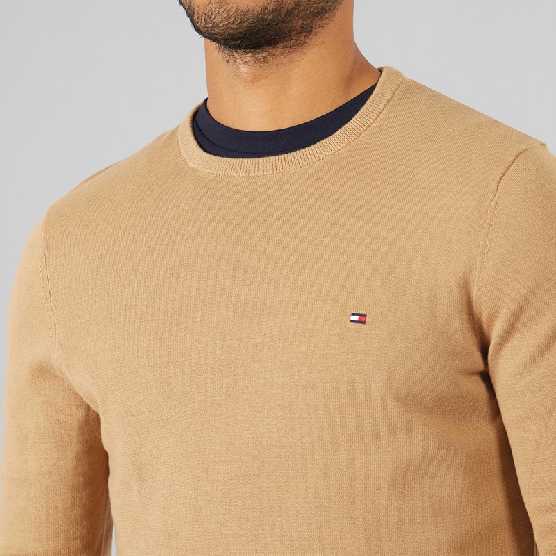 Tommy Hilfiger Mens Core Essential Jumper Safari Canvas