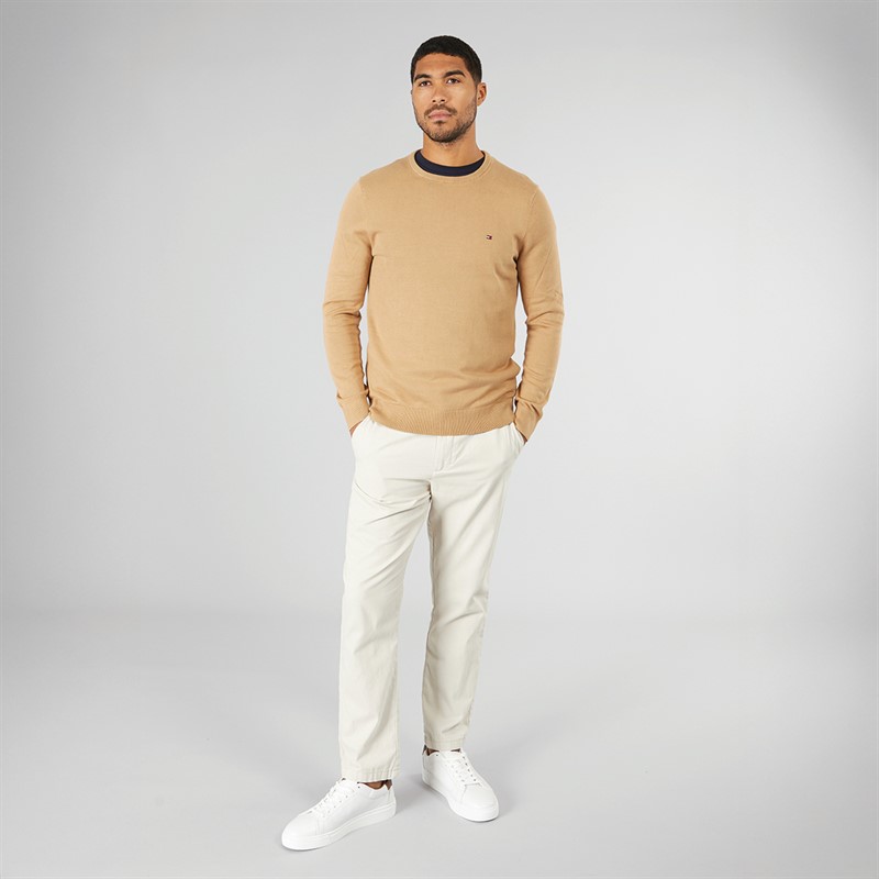 Tommy Hilfiger Mens Core Essential Jumper Safari Canvas