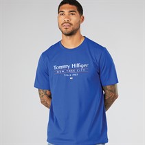Tommy Hilfiger Mens Hilfiger T-Shirt Wedge Blue