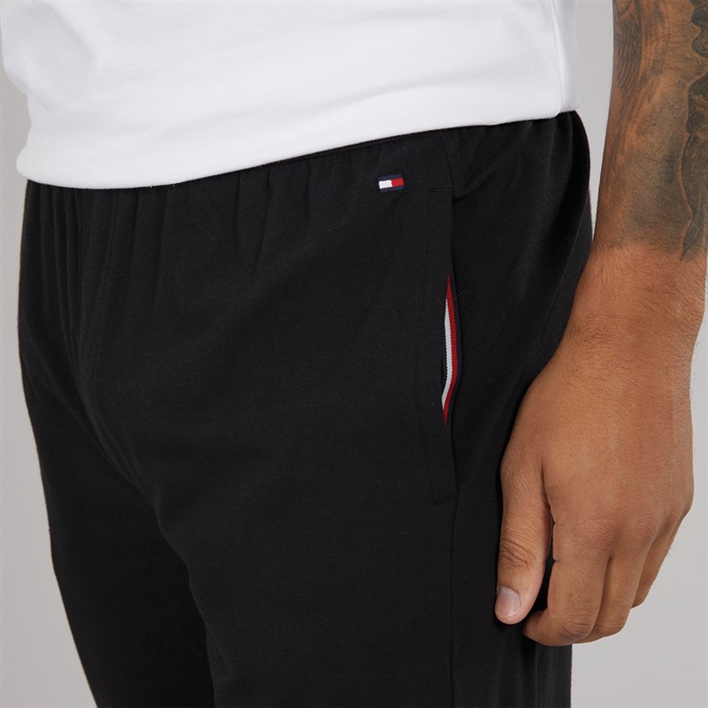 Tommy Hilfiger Mens Track Joggers Black