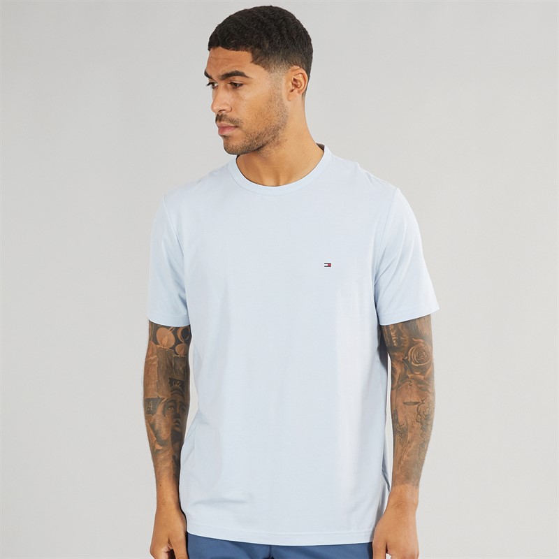 Tommy Hilfiger Mens Tech T-Shirt Breezy Blue