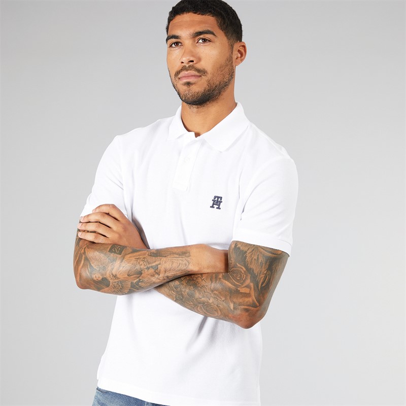 Tommy Hilfiger Mens Polo Shirt White