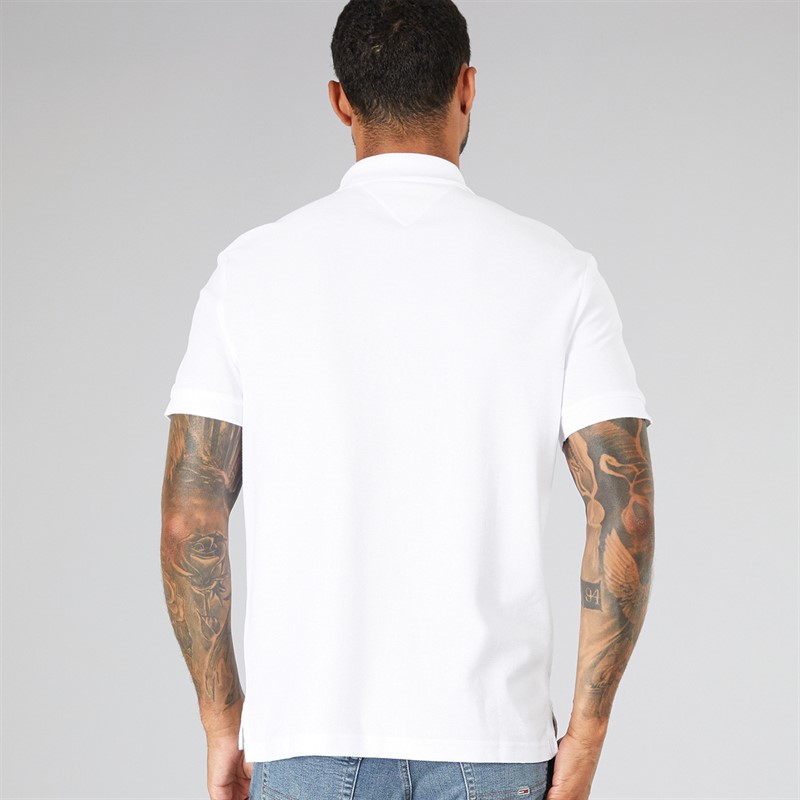 Tommy Hilfiger Mens Polo Shirt White