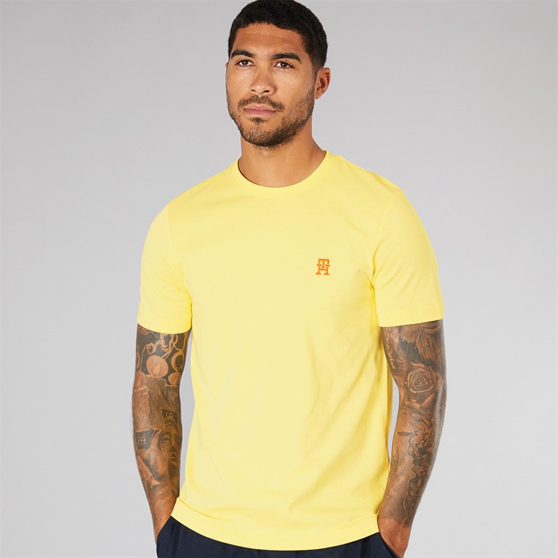 Tommy Hilfiger Mens Monogram T-Shirt Citronella