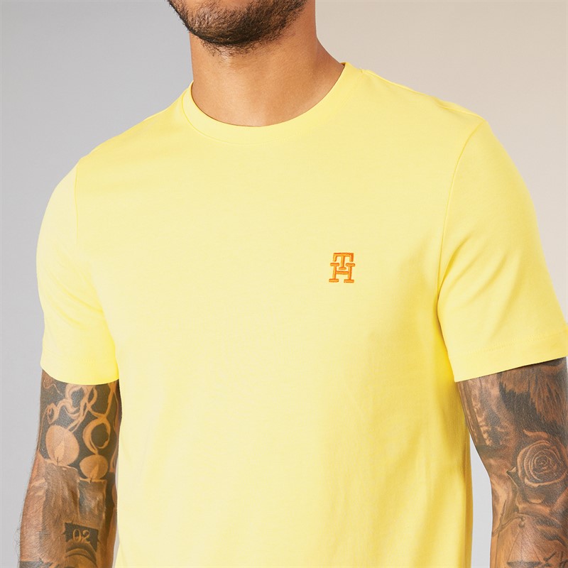 Tommy Hilfiger Mens Monogram T-Shirt Citronella
