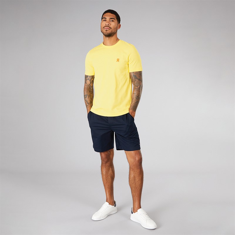 Tommy Hilfiger Mens Monogram T-Shirt Citronella