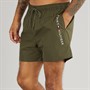 Tommy Hilfiger Mens Drawstring Swim Shorts Army Green