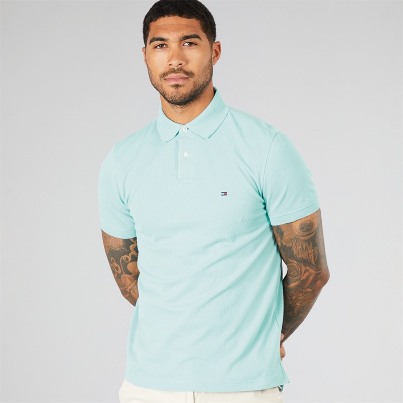Tommy Hilfiger Mens 1985 Regular Polo Tradewinds Aqua