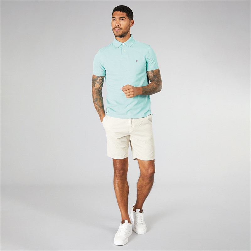 Tommy Hilfiger Mens 1985 Regular Polo Tradewinds Aqua