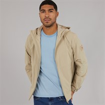 Tommy Hilfiger Mens Hooded Jacket Sandalwood