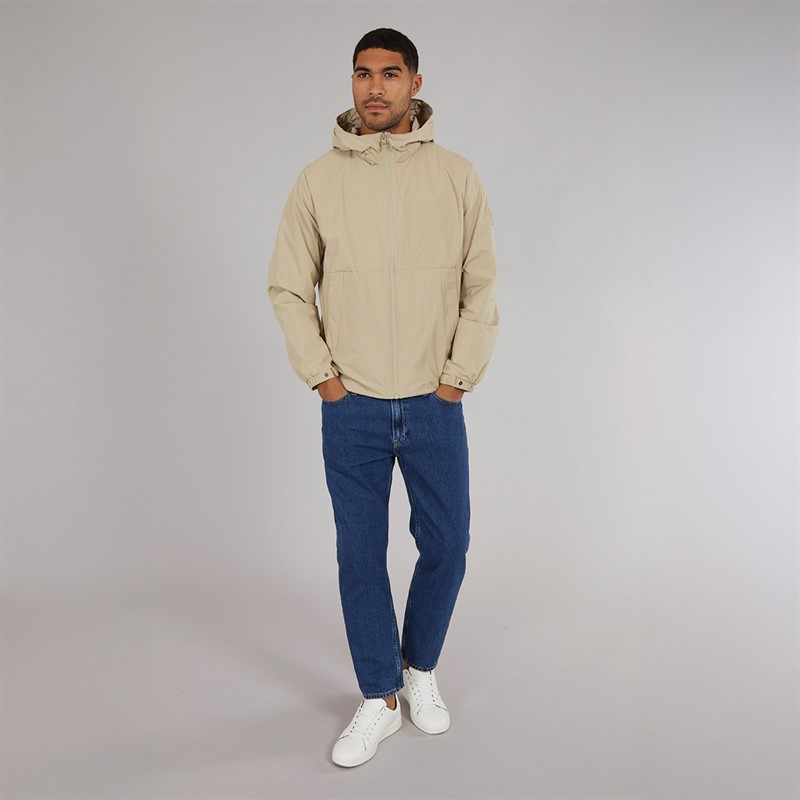 Tommy Hilfiger Mens Hooded Jacket Sandalwood