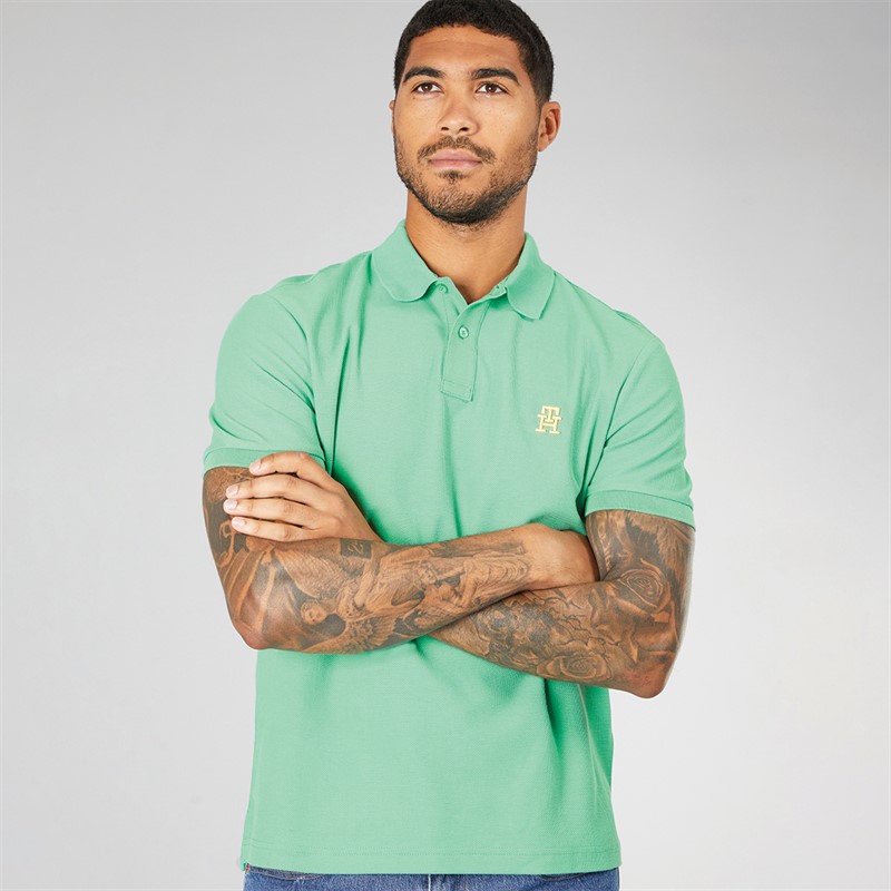 Tommy Hilfiger Mens Polo Shirt Fort Green