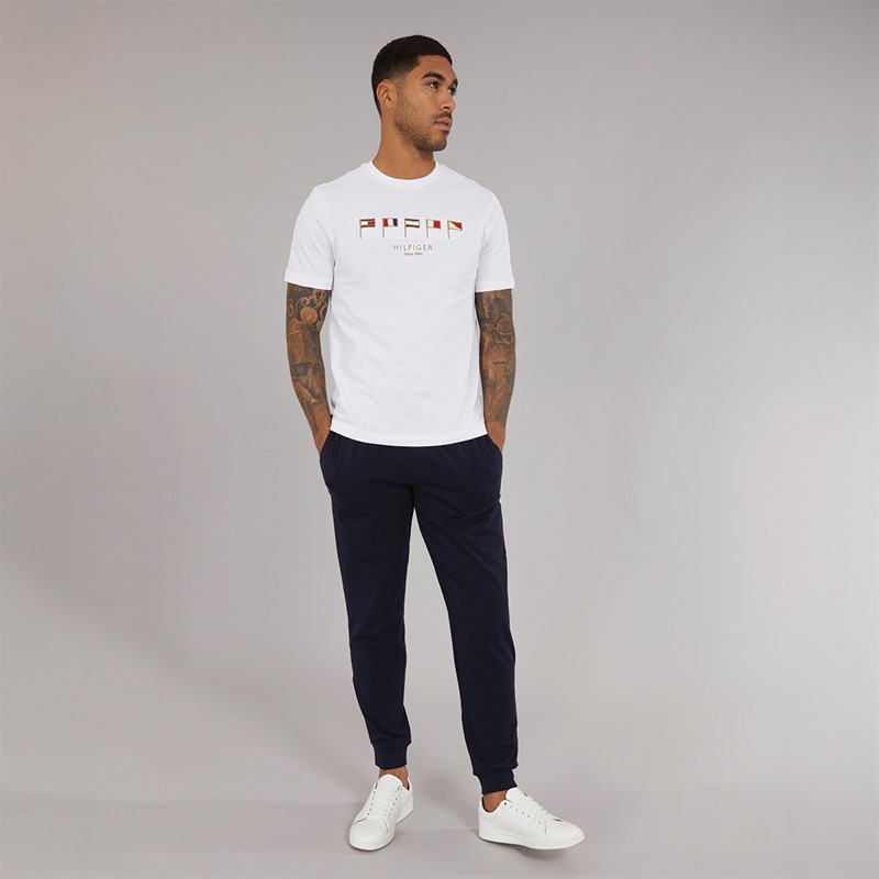 Tommy Hilfiger Mens Track Joggers Desert Sky