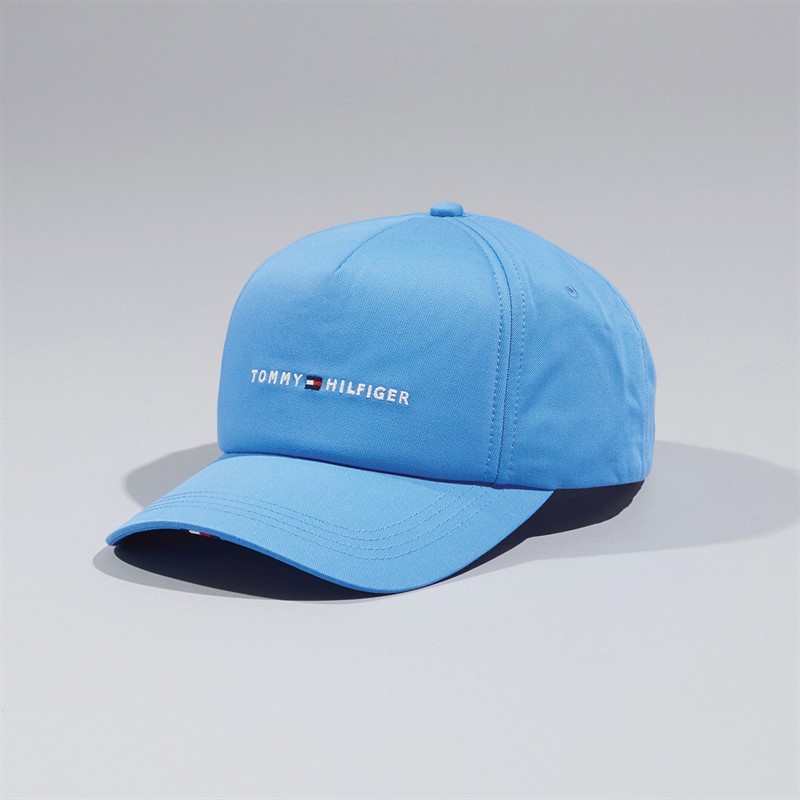 Tommy Hilfiger Mens TH Foundation Soft Cap Blue Spell
