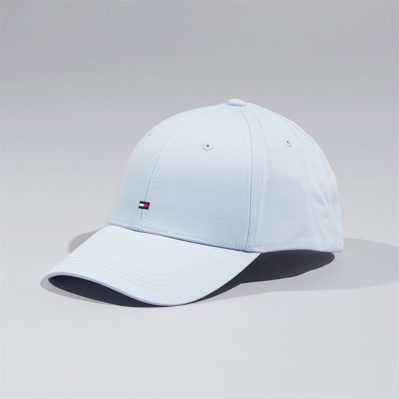 Tommy Hilfiger Mens TH Flag Cotton Cap Breezy Blue