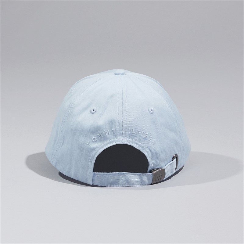 Tommy Hilfiger Mens TH Flag Cotton Cap Breezy Blue