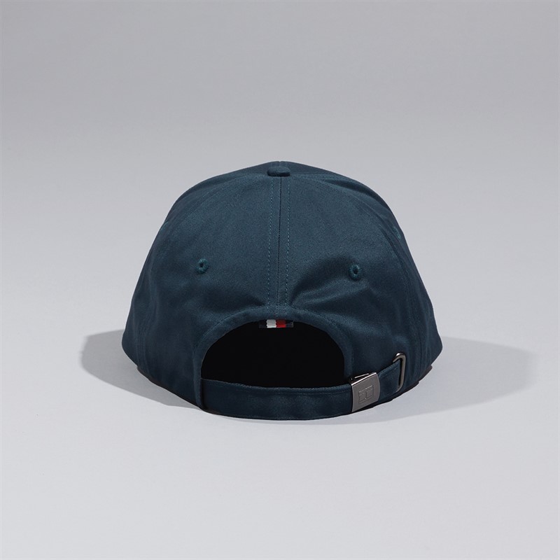 Tommy Hilfiger Mens TH Corporate Cotton Cap Military Denim