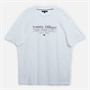 Tommy Hilfiger Mens Plus Size Hilfiger T-Shirt White