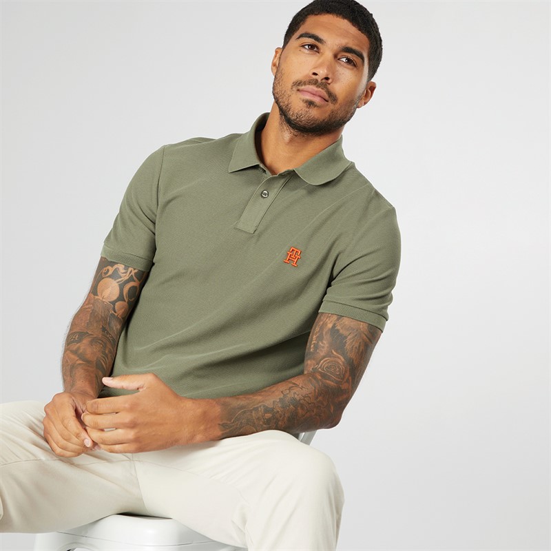 Tommy Hilfiger Mens Polo Battle Green