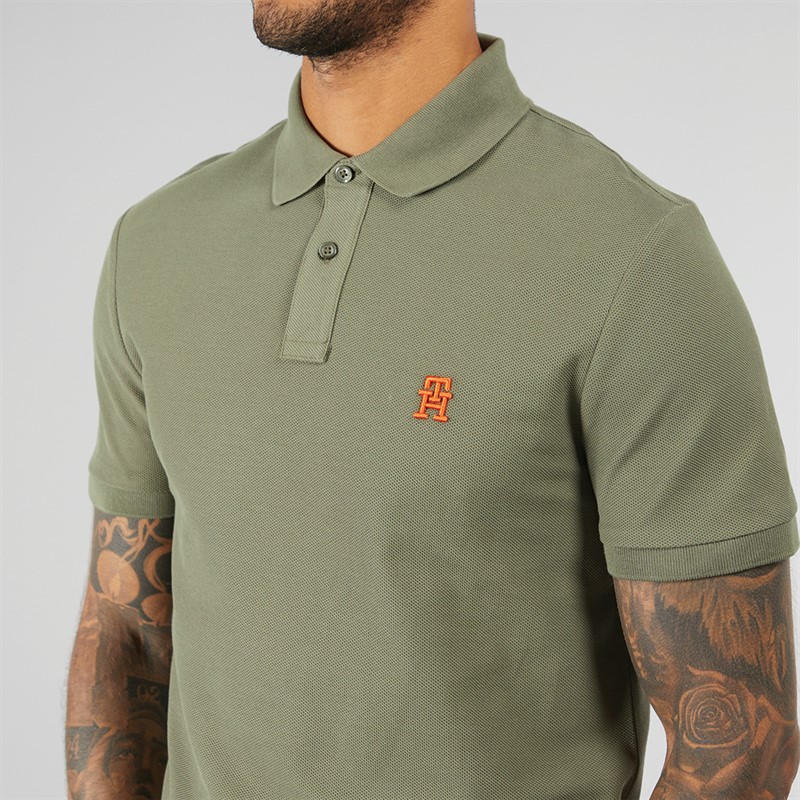 Tommy Hilfiger Mens Polo Battle Green