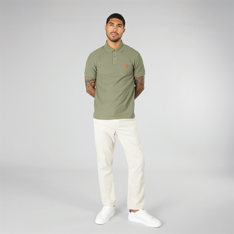 Tommy Hilfiger Mens Polo Battle Green