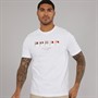 Tommy Hilfiger Mens Multi Flags T-Shirt White