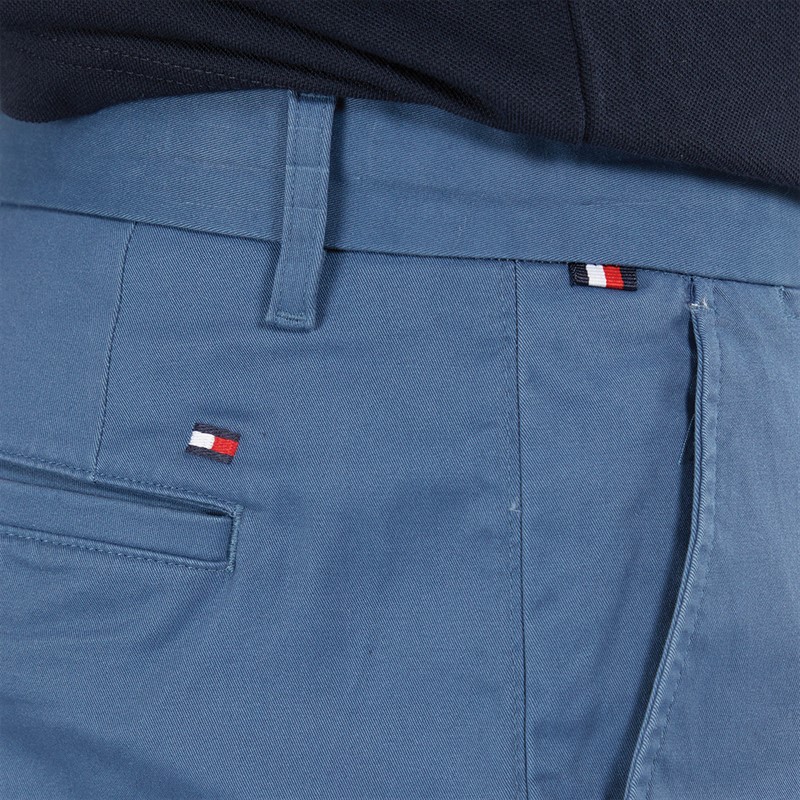 Tommy Hilfiger Mens Harlem Chino Shorts Aegean Sea