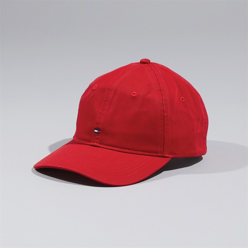 Tommy Hilfiger Womens Essential Cap Medium Red - Size OS