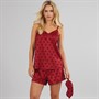 Tommy Hilfiger Womens Cami And Shorts Pyjama Set Regatta Red