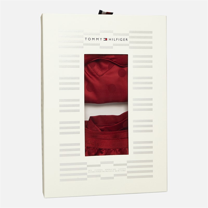 Tommy Hilfiger Womens Cami And Shorts Pyjama Set Regatta Red