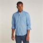 Tommy Hilfiger Chemise Homme Flex Popeline Fausse Manche Longue Night Sky Port