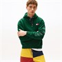 Tommy Hilfiger Heren Pullover Hoodie Sier Groen