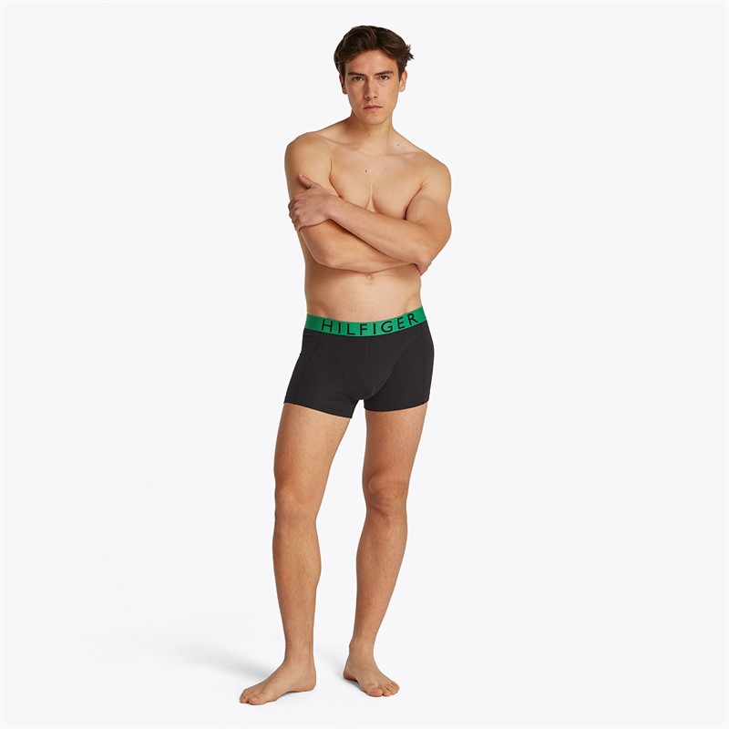 Tommy Hilfiger lot de 3 Boxers Homme Vert Rdnt/Ciel Nocturne/Noir