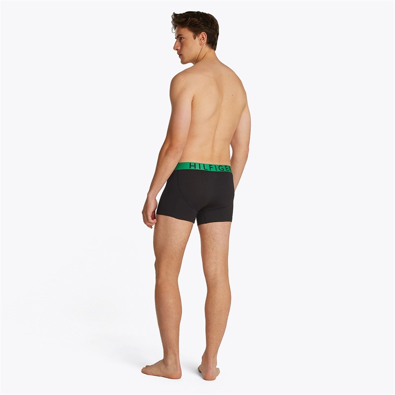 Tommy Hilfiger lot de 3 Boxers Homme Vert Rdnt/Ciel Nocturne/Noir