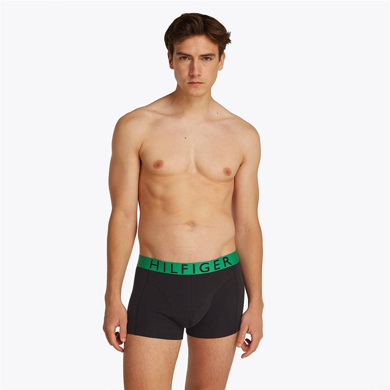 Tommy Hilfiger lot de 3 Boxers Homme Vert Rdnt/Ciel Nocturne/Noir